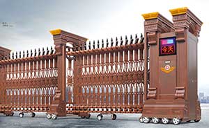 耀系390B（古銅金）鋁合金伸縮門(mén)