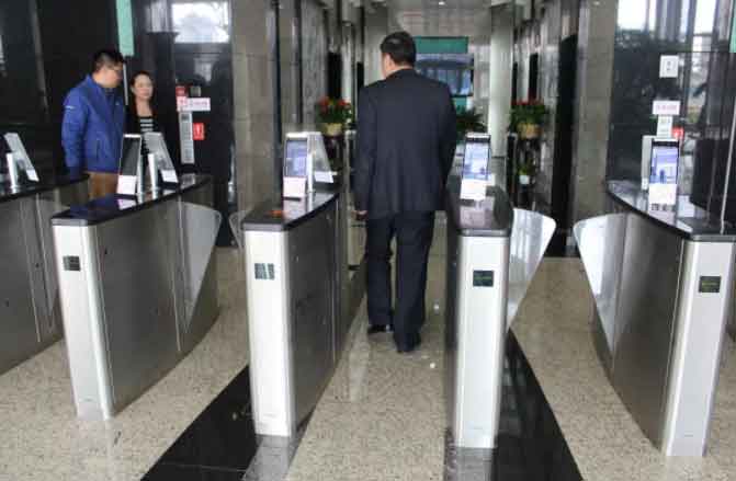 人臉識別通道閘