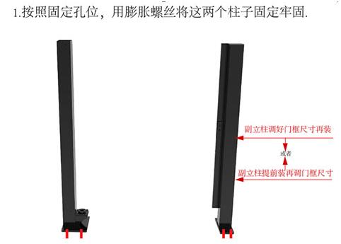 廣告小門的安裝說明