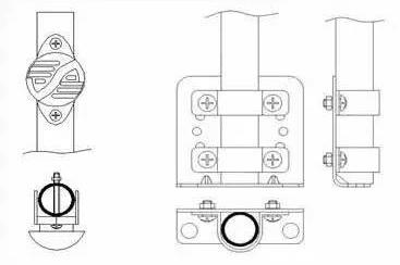 組裝終端桿及終端桿絕緣子