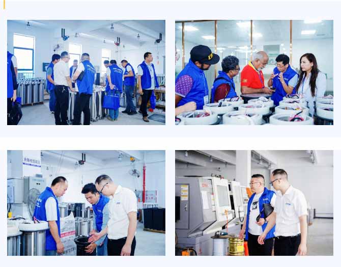 全體工程商、集成商們參觀高壘智能新總部