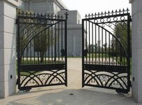 鐵藝大門安裝施工介紹