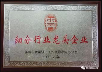 重磅?。?！熱烈祝賀金鴻星入選“佛山市細(xì)分行業(yè)龍頭企業(yè)”名單