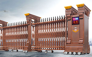 鋁合金伸縮門 - 耀系390A（古銅金）鋁合金伸縮門