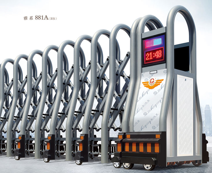 雅系881A（深灰）鋁合金伸縮門