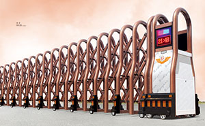 鋁合金伸縮門 - 雅系881B（古銅金）鋁合金伸縮門