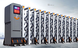 鋁合金伸縮門 - 銳祥822C1-G（三排連動）鋁合金伸縮門