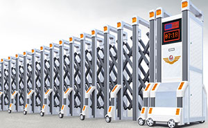 鋁合金伸縮門 - 銳祥822A-G（三排連動(dòng)）鋁合金伸縮門