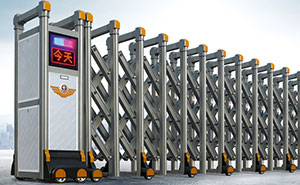 鋁合金伸縮門(mén) - 悅系810A（古銅銀）鋁合金伸縮門(mén)