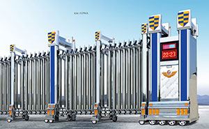 不銹鋼伸縮門 - 精鋼門G396A不銹鋼伸縮門