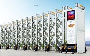 不銹鋼伸縮門 - 精鋼門G363不銹鋼伸縮門