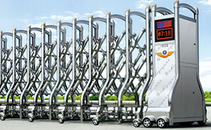 不銹鋼伸縮門 - 精鋼門G325C不銹鋼伸縮門