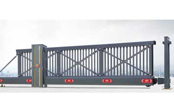 電動平移門 - 智能懸臂門918B-B1（深灰）