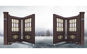 電動(dòng)折疊門 - 智能懸折門938-B4（深咖）