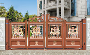 電動折疊門 - 智能懸折門938-B1（紅古銅）