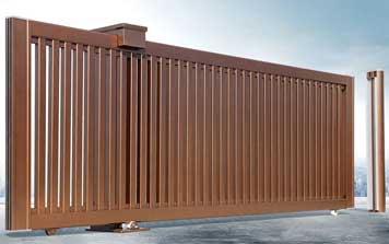 電動平移門 - 懸浮驅動平移門P2-A1（紅古銅）