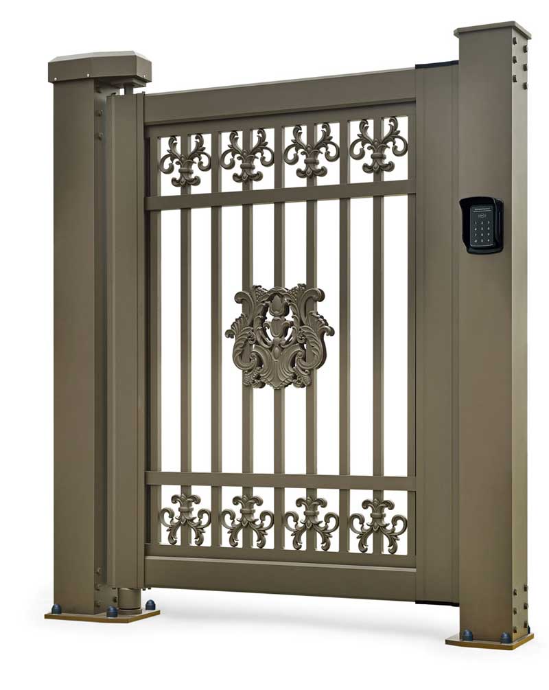 人行通道快速平開(kāi)門(mén)【150柱】K2-A3（深咖）