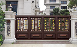 鋁藝大門 - 凡爾賽宮-威特（平移門）FWT17321鋁藝大門