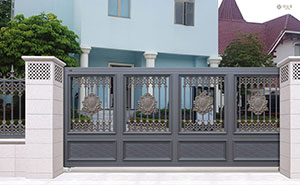 鋁藝大門 - 凡爾賽宮-威特（平移門）FWT17322鋁藝大門