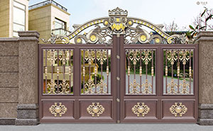 鋁藝大門 - 盧浮魅影-皇家-LHJ17126鋁藝大門