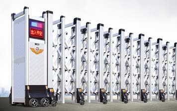 電動伸縮門 - 星18-B1（閃銀）伸縮門