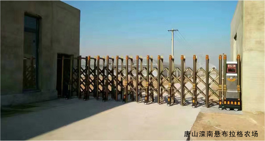 唐山灤南懸布拉格農(nóng)場(chǎng)伸縮門(mén)工程案例 - 中出網(wǎng)-智能出入口與停車(chē)充電門(mén)戶