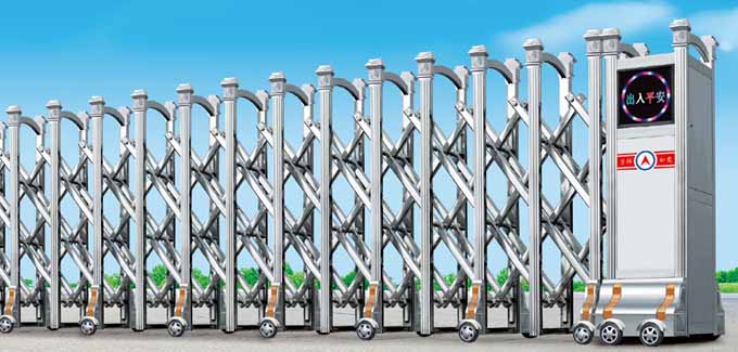 不銹鋼伸縮門(mén)（豪華）-風(fēng)行八號(hào)