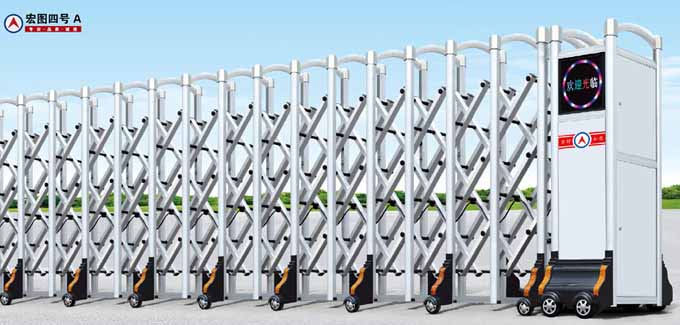 鋁合金伸縮門（中檔）-宏圖四號