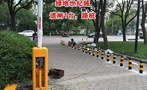 綠地世紀城道閘案例