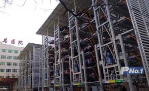 北京空軍總醫(yī)院完工BOT工程典范立體車庫(kù)案例