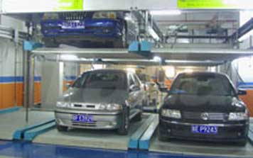 升降橫移雙層式立體車庫