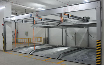 兩層升降橫移立體車庫