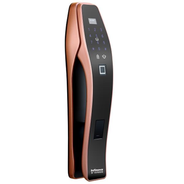 T7全自動指紋密碼防盜智能鎖