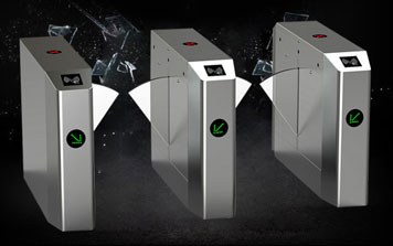 翼閘 - 橋式斜角翼閘