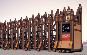 電動伸縮門 - 天下財富A-001伸縮門