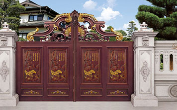 豪華別墅庭院大門