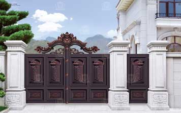 庭院別墅大門 - 豪華別墅庭院大門DM·22006