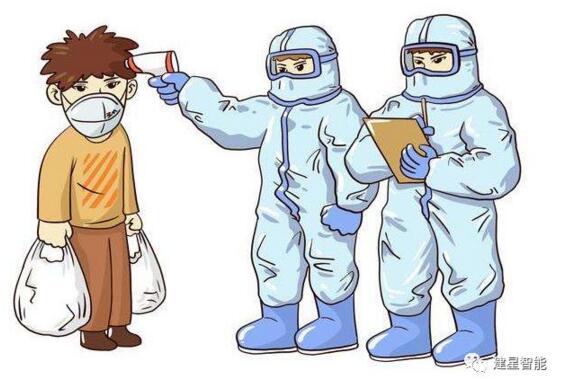 排隊(duì)測(cè)體溫