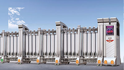 電動(dòng)伸縮門(mén) - 金建星伸縮門(mén)廠家-JX-280不銹鋼伸縮門(mén)