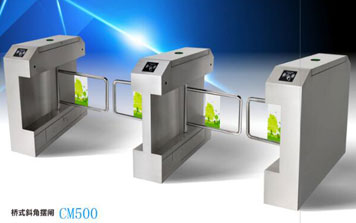 小區(qū)大廈超市出入口橋式斜角擺閘