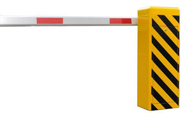 直桿道閘(黑黃）