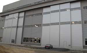 上海龍杰大門工業(yè)門案例