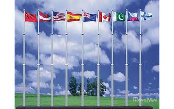 旗桿 - Q800-T鋁合金電動(dòng)旗桿