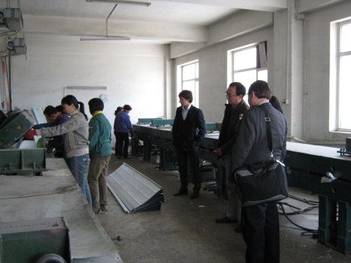 意大利FAAC中國(guó)區(qū)CEO參觀，考察我公司工廠車間