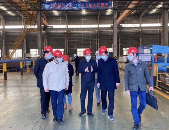 溧陽市委書記、市長徐華勤等領(lǐng)導蒞臨江蘇國強調(diào)研指導工作