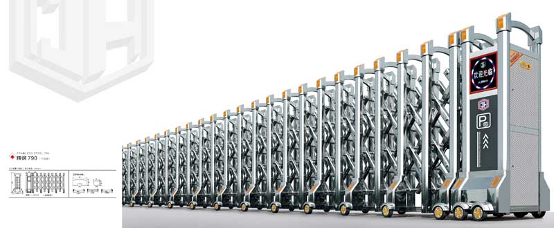 不銹鋼伸縮門-精鋼790