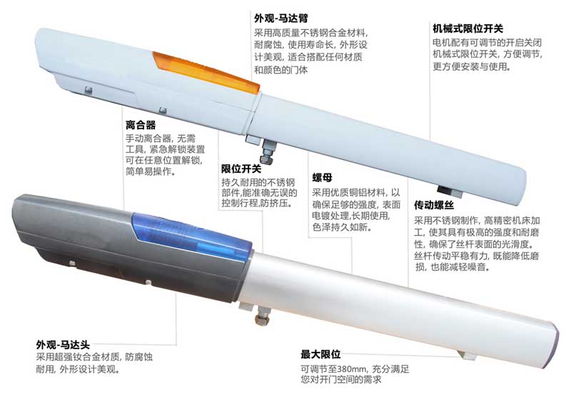 VorteX系列滑動(dòng)式平開(kāi)門(mén)電機(jī)
