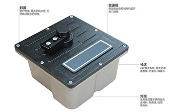 平開門電機 - SEAL系列地埋式平開門電機