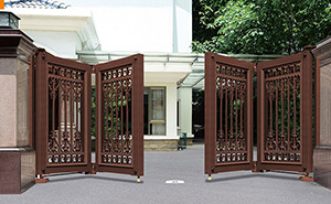 電動(dòng)折疊門 - 折疊門1587-A（爆花金）