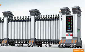 鋁合金伸縮門(mén) - 歐羅寶盾1303-A鋁合金伸縮門(mén)